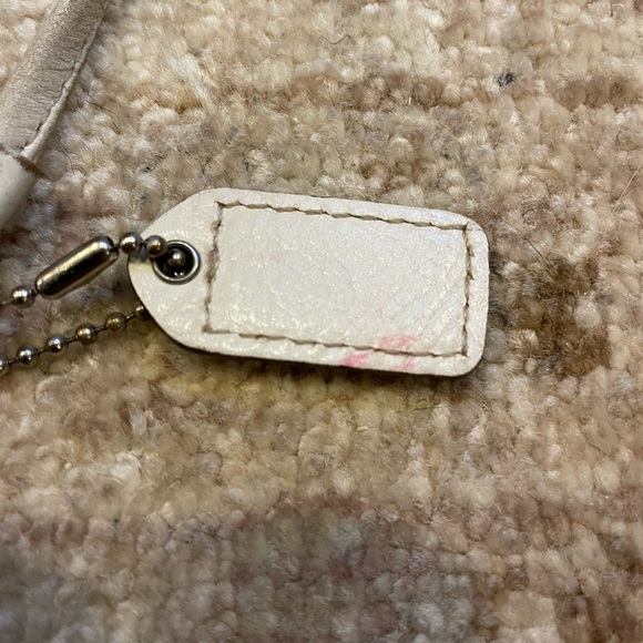 Coach Tan and White Wristlet - Picture 9 of 12